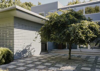 cocoon eximia garage with tree