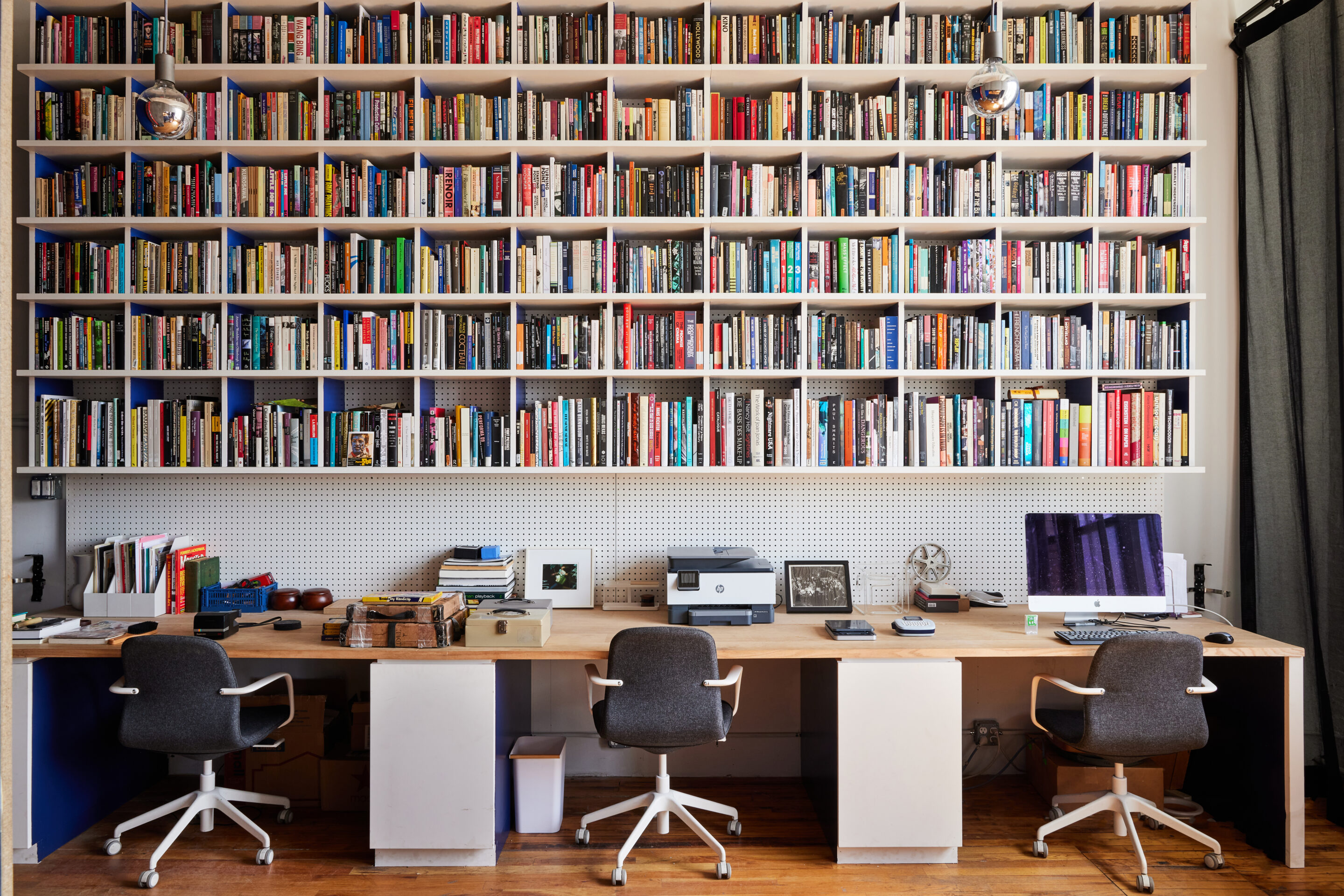 Casa Kino Study with Built-in Bookshelves